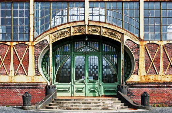  Verkshalle i Dortmund - Tyskland i Jugendstil